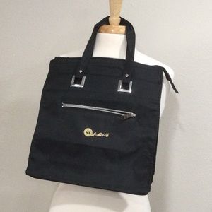 St Moritz Black with Logo Large Handbag/Bookbag/Laptop/Overnight Bag